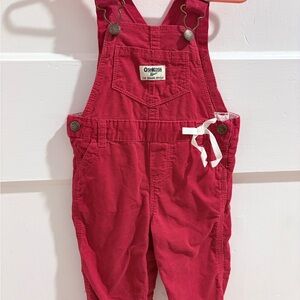 OshKosh B'gosh Bright Red Kids Overalls